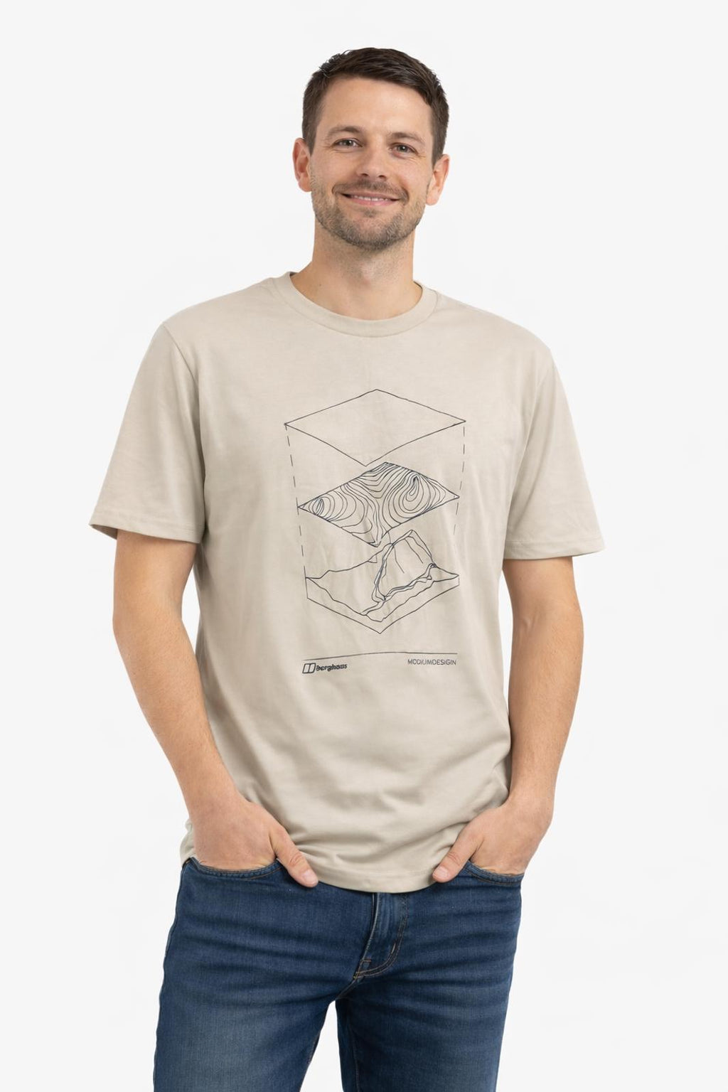 Berghaus grey everyday t-shirt, size medium