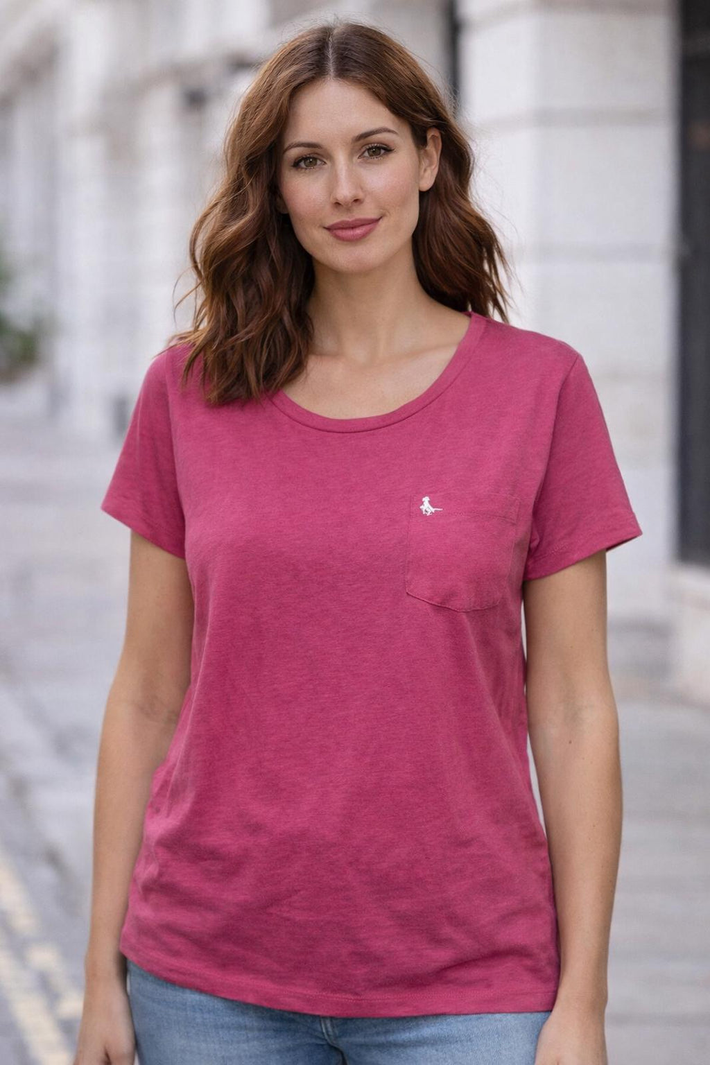 Jack Wills pink t-shirt, size medium
