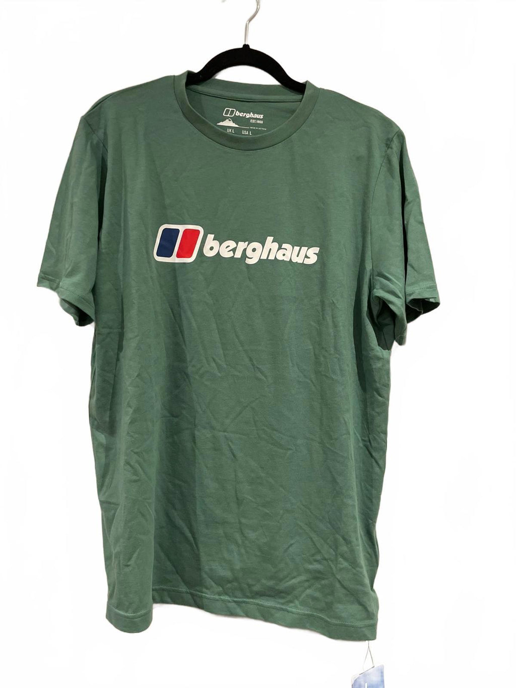Berghaus Green classic logo t-shirt, size large