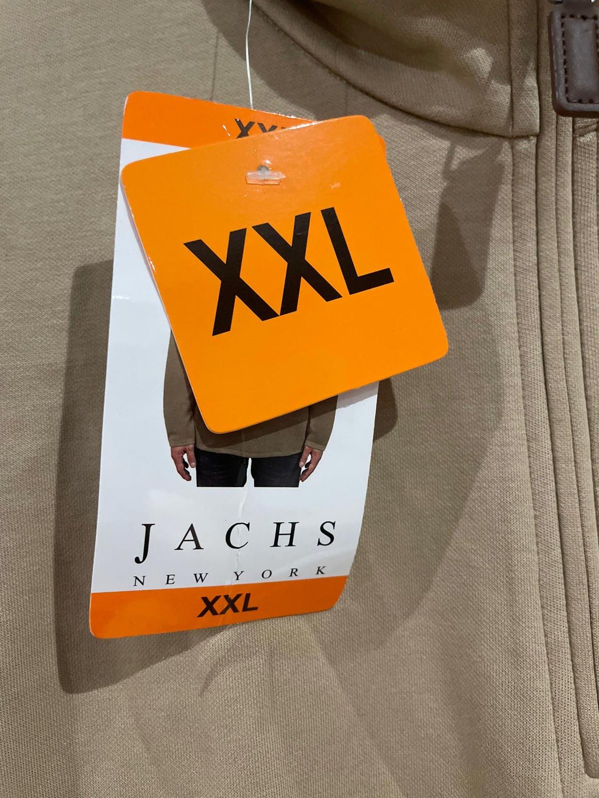 Jachs 1/2 zip camel sweater, size XXL
