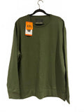 Jachs round neck soft feel green sweater, size XXL