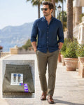 English Laundry khaki flat front chinos, size 40” x 30”