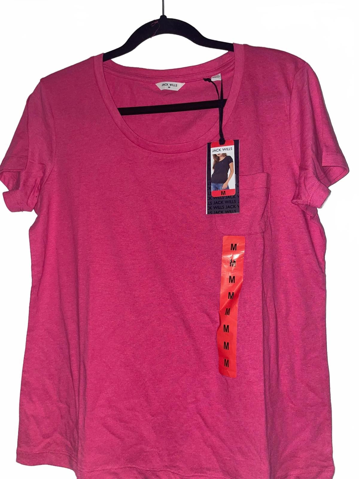 Jack Wills pink t-shirt, size medium
