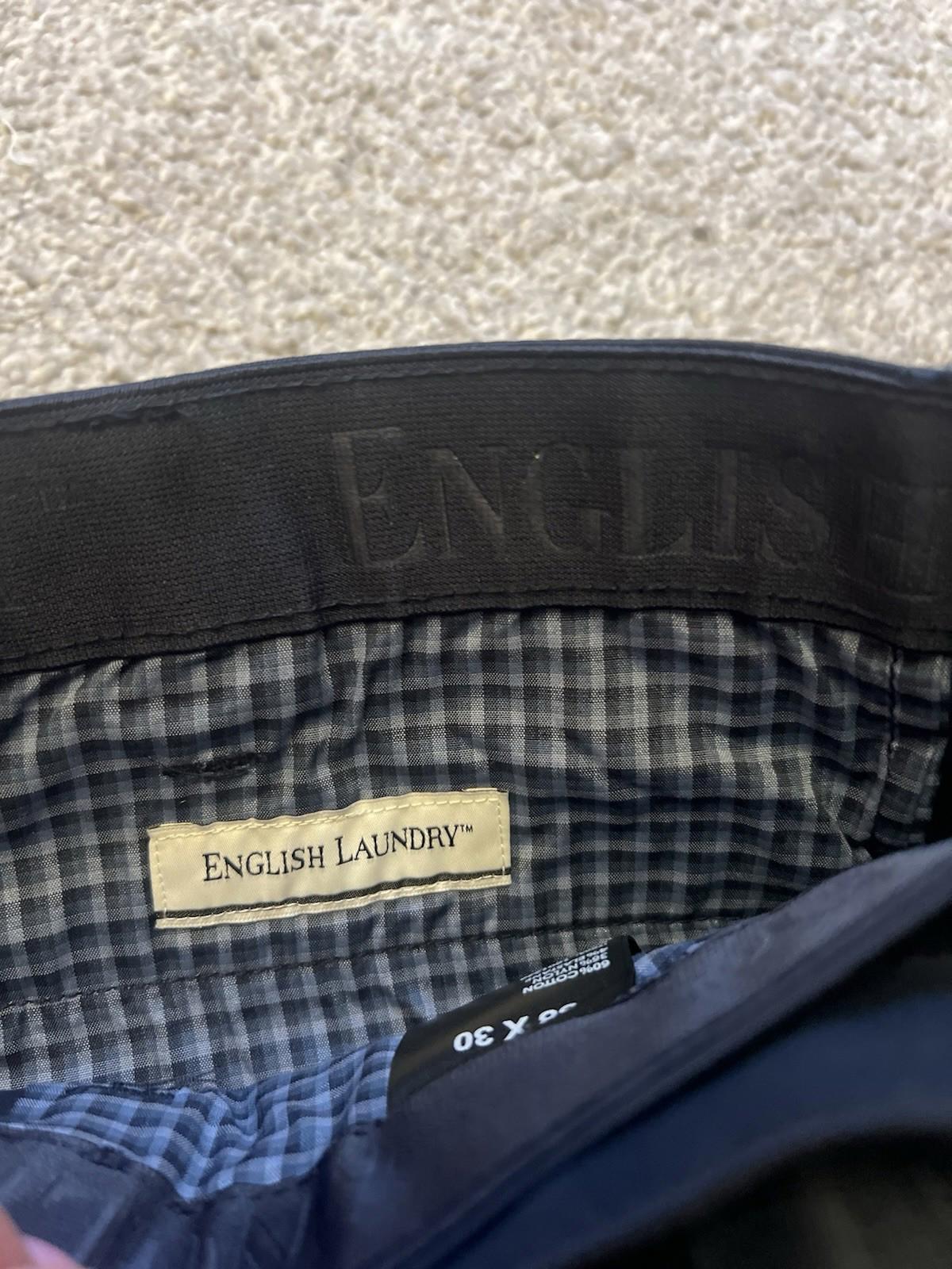 English Laundry Navy Chinos, Size 38” X 30”