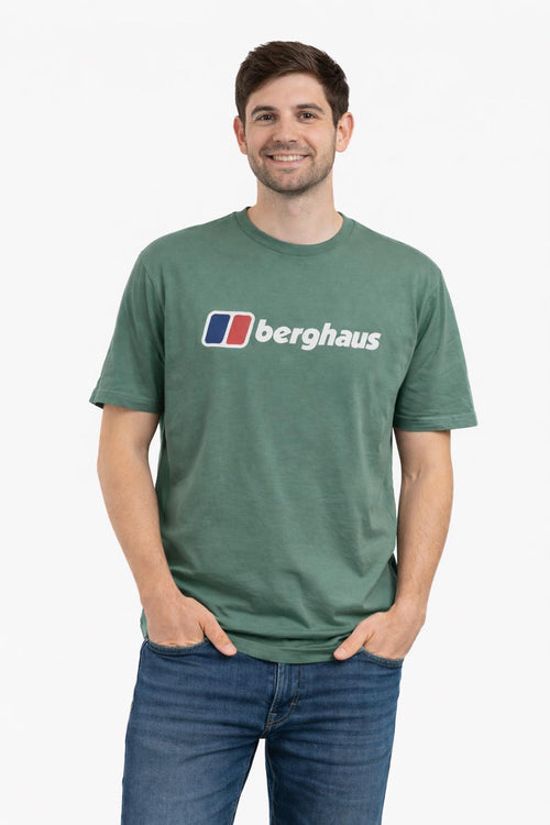 Berghaus Green classic logo t-shirt, size large