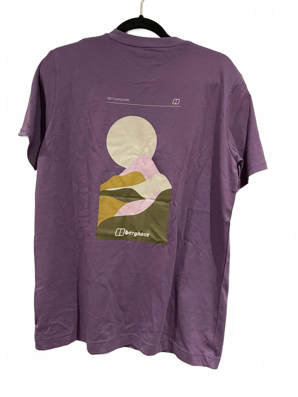 Berghaus purple Rolling Peaks t-shirt, size medium