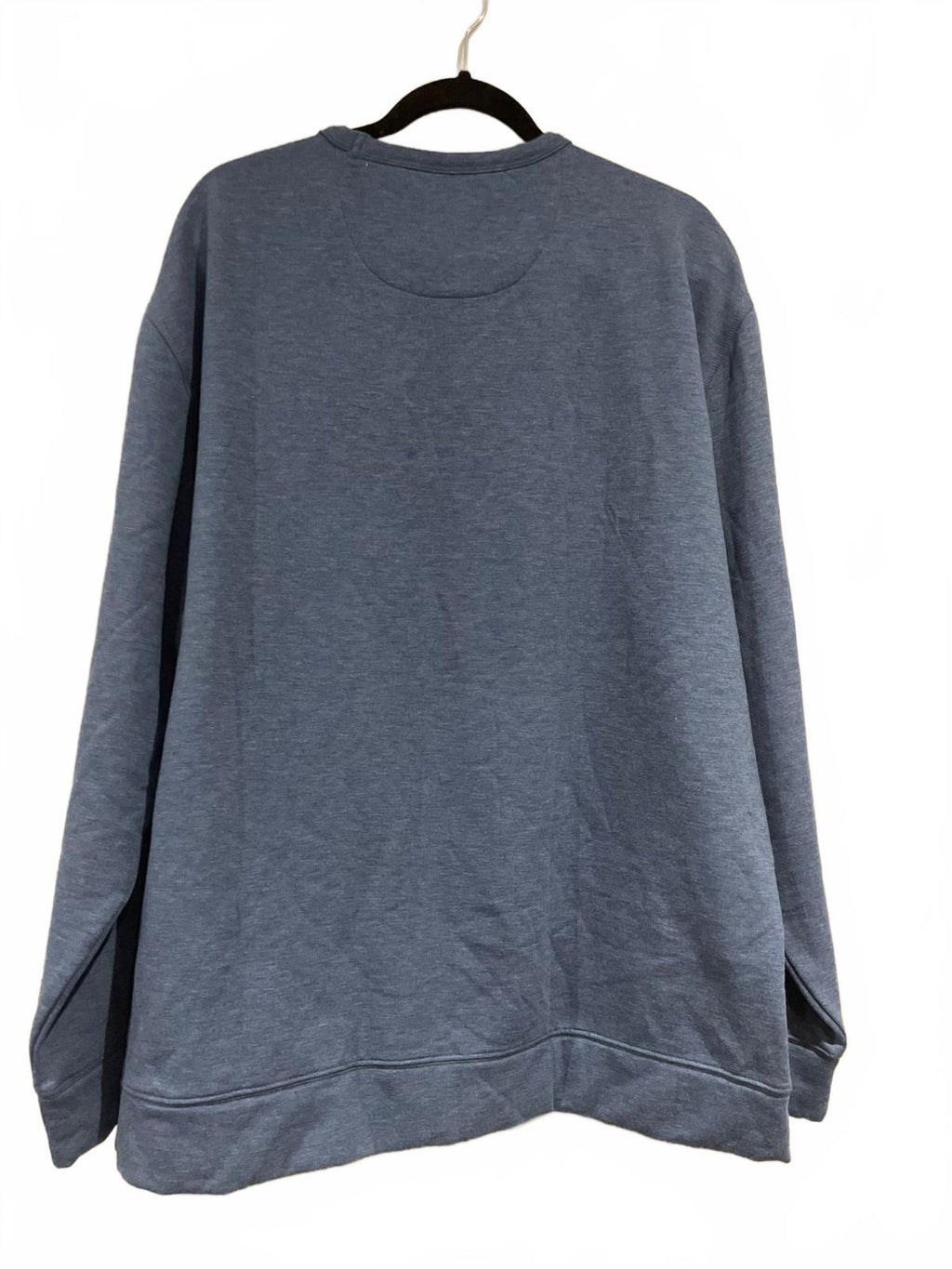 Jachs round neck soft feel blue sweater, size XXL