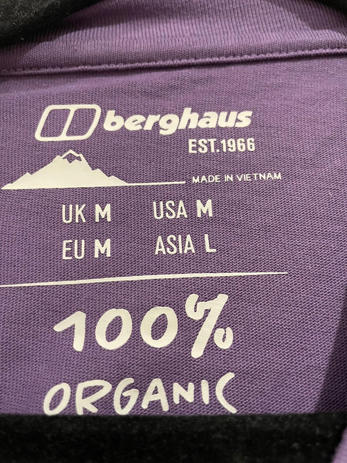 Berghaus purple Rolling Peaks t-shirt, size medium