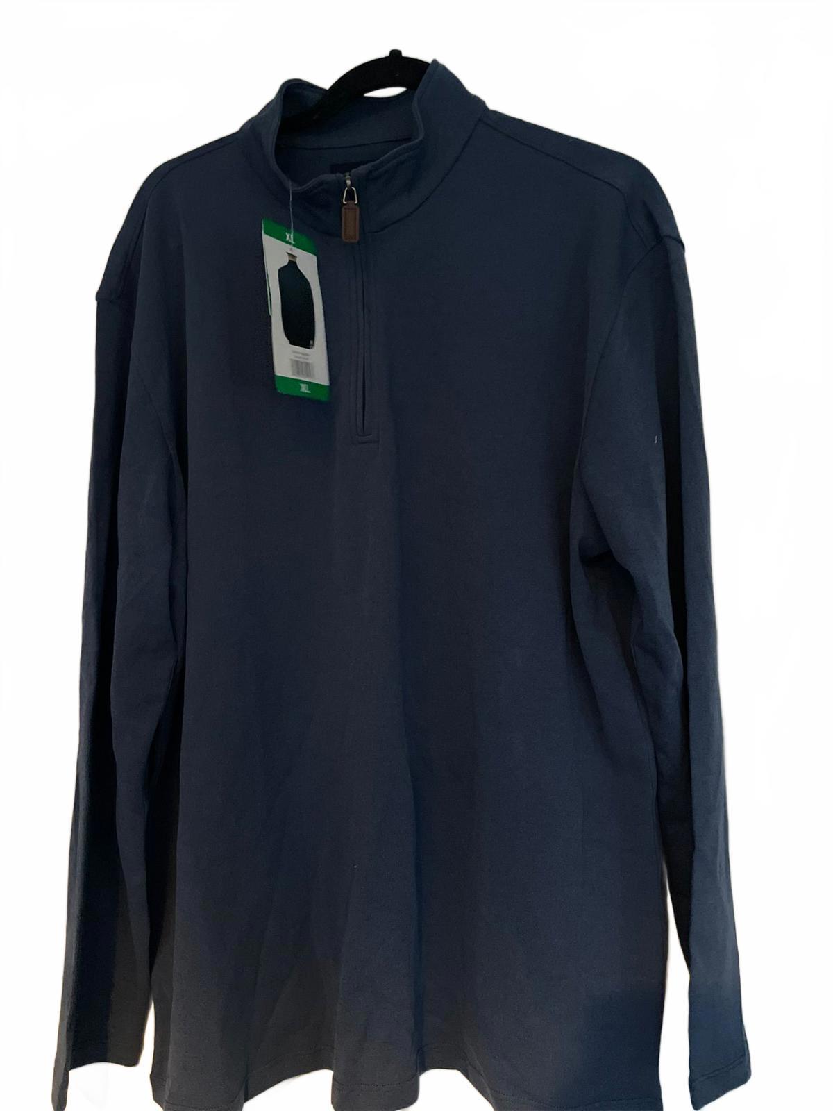 Jachs blue 1/2 zip sweater, size XL