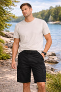 Unionbay black cargo shorts, size 34” waist