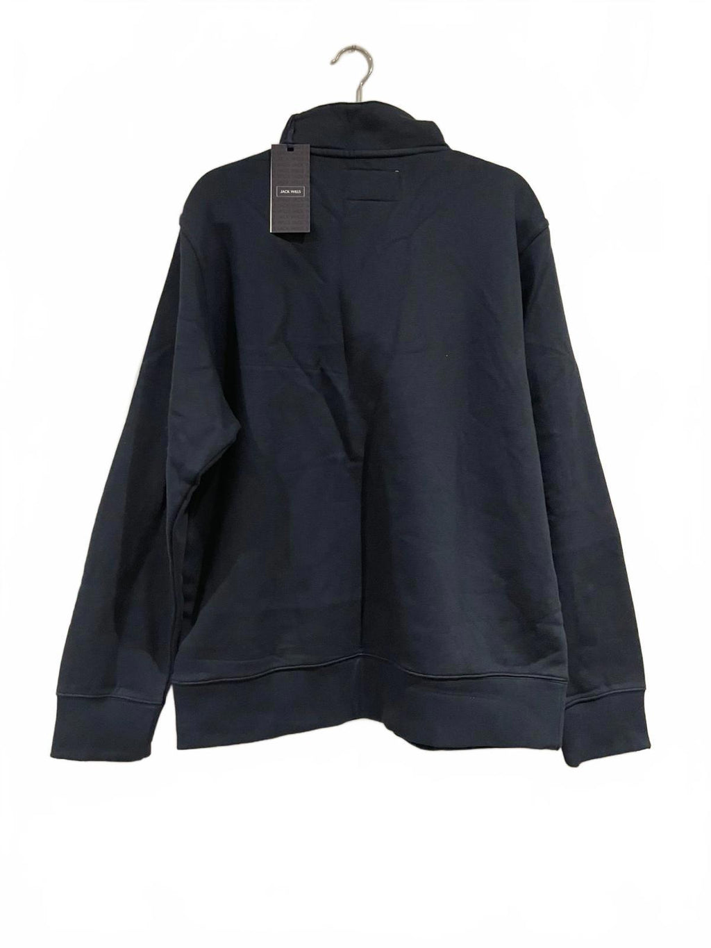 Jack Wills navy Barchester half zip sweater, size XXL