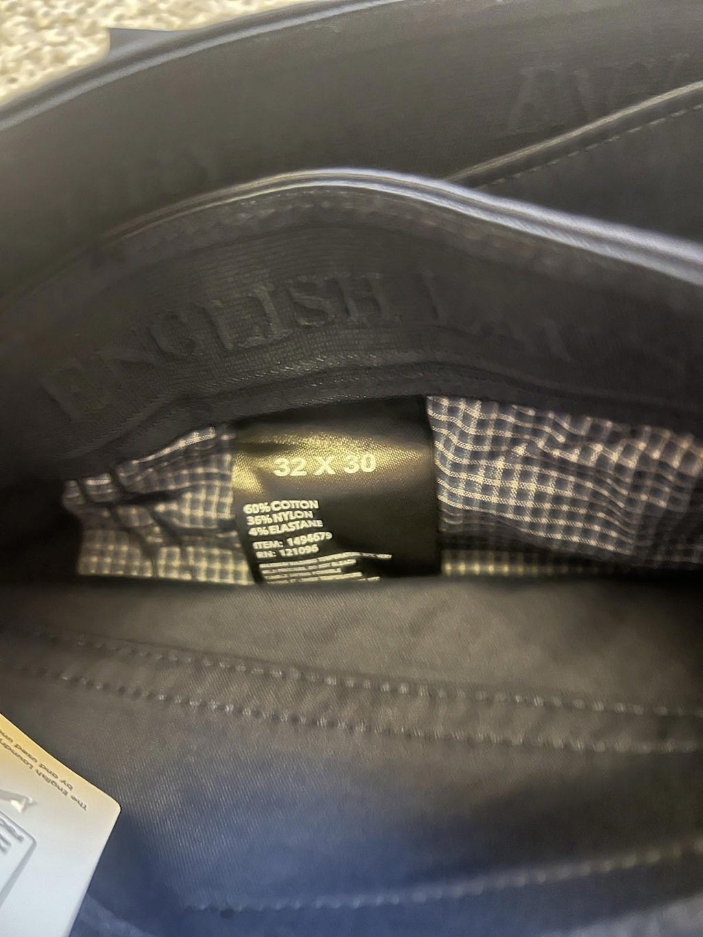 English Laundry Dark Sapphire 5-pocket Chinos, Size 32” X 30”