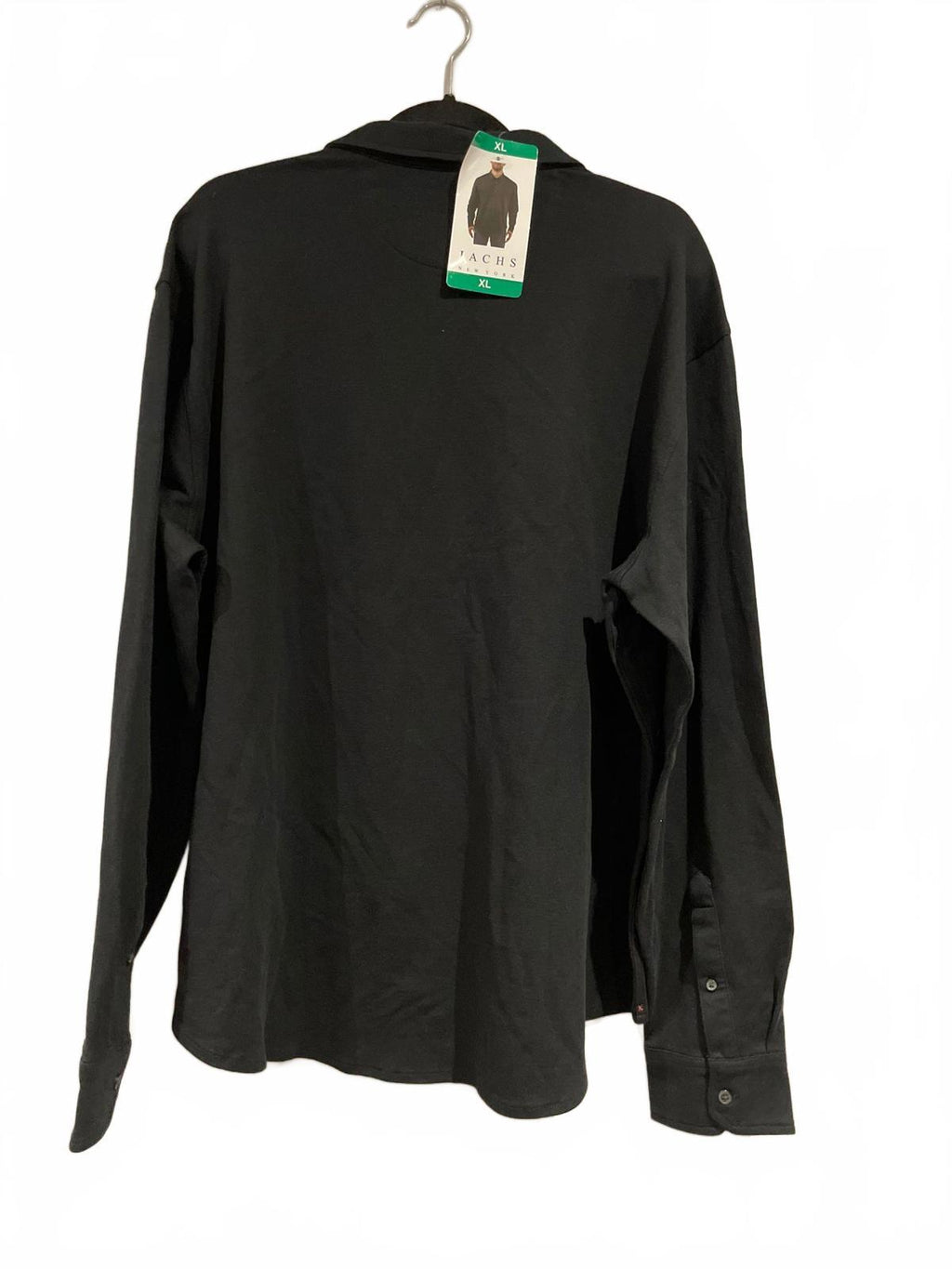 Jachs black long sleeve shirt, size XL
