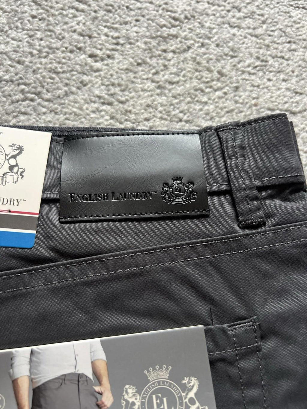 English Laundry Forged Iron 5-pocket Chinos, Size 36” x 30”