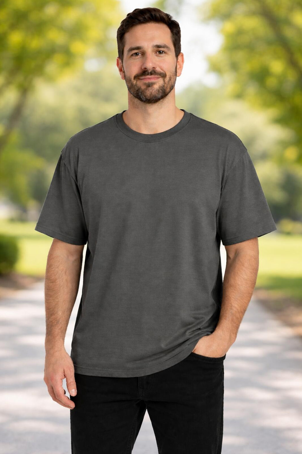 Kirkland charcoal men’s cotton t-shirt, size XXL