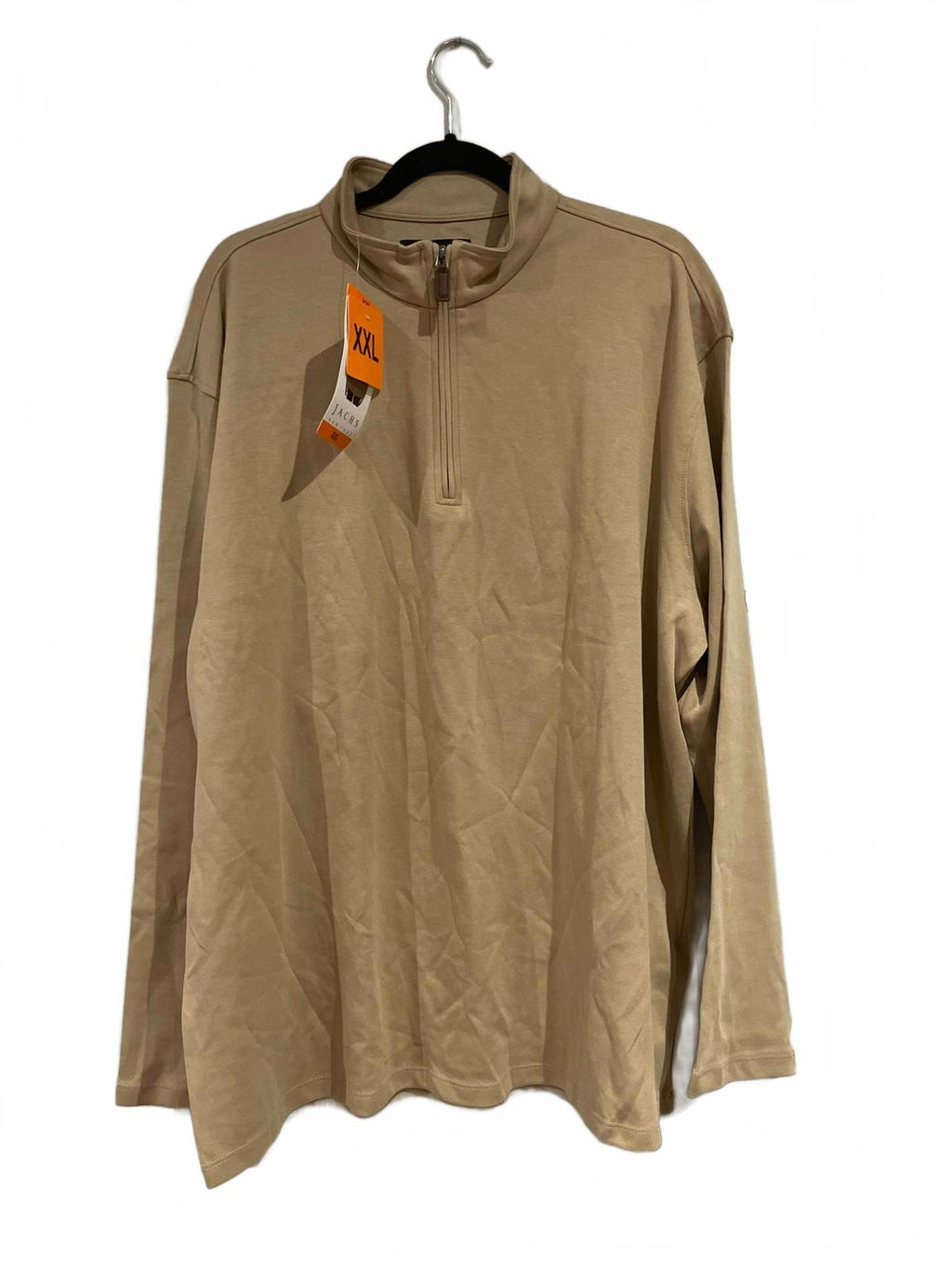 Jachs 1/2 zip camel sweater, size XXL
