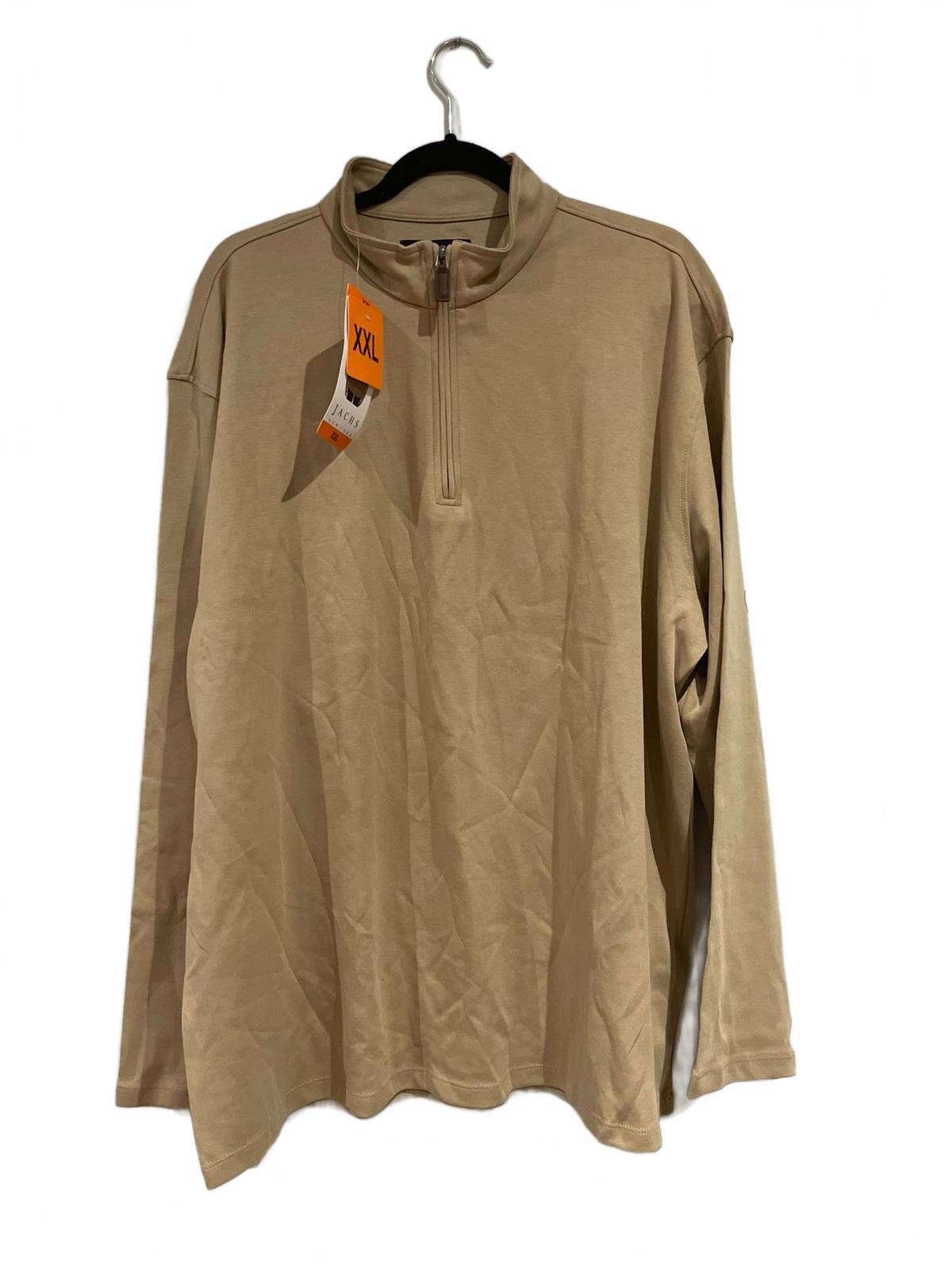 Jachs 1/2 zip camel sweater, size XXL