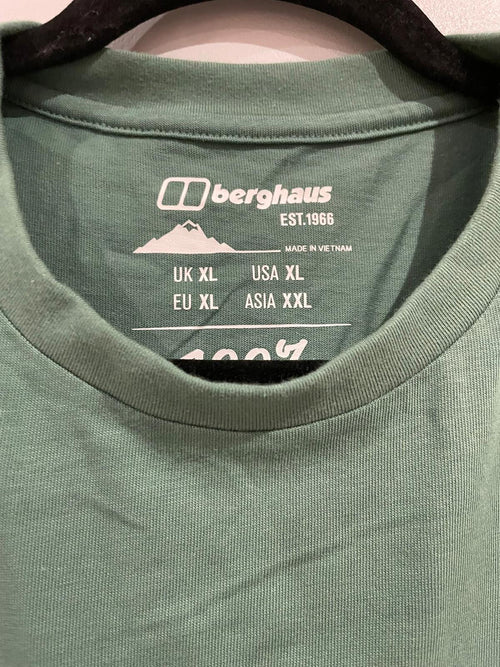 Berghaus Green classic t-shirt, size XL