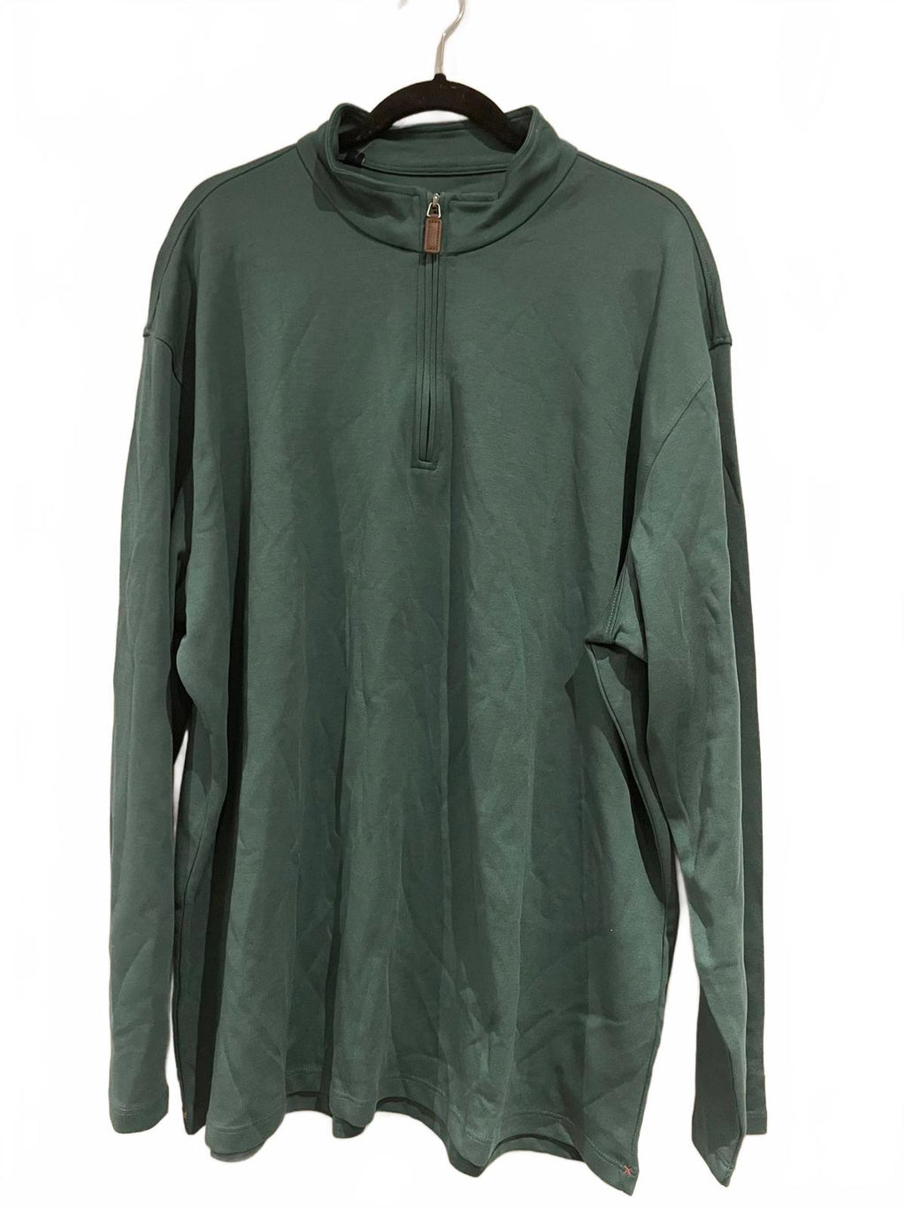 Jachs Green 1/2 zip sweater, size XXL