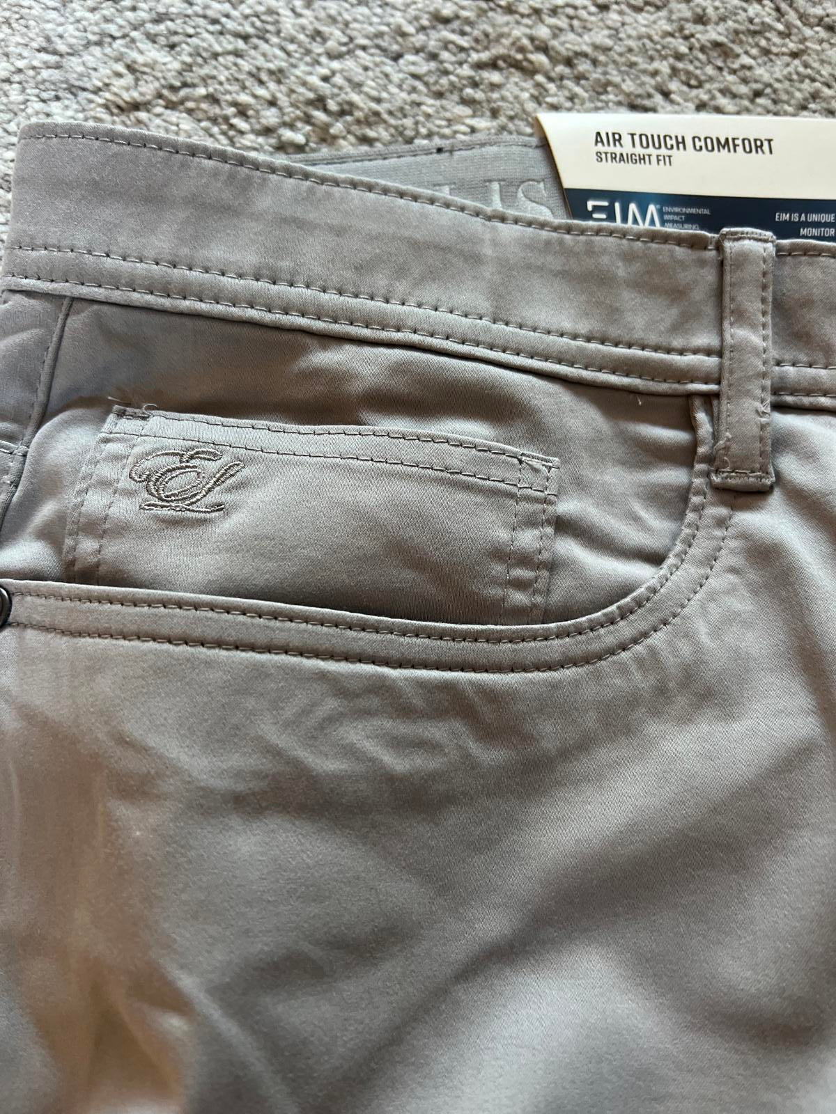 English Laundry grey 5-pocket chinos, size 38” x 32”