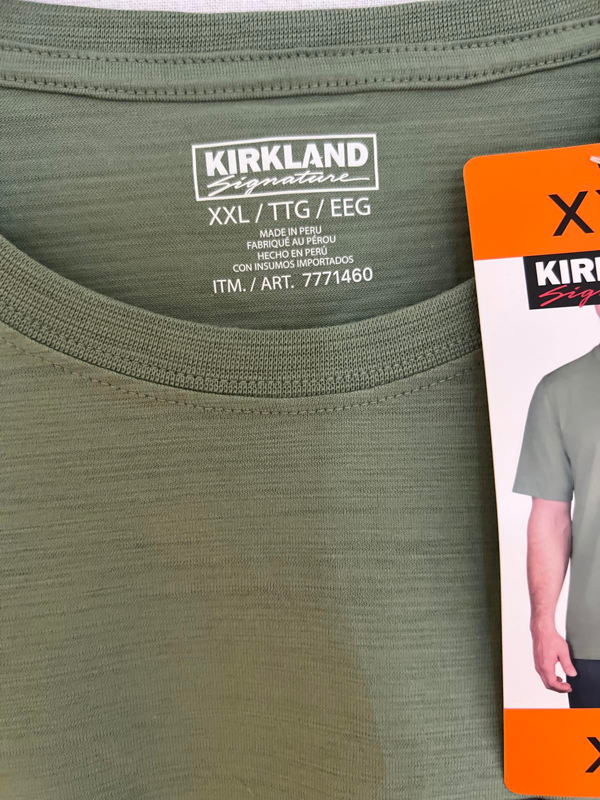 Kirkland men’s green cotton t-shirt, size XXL