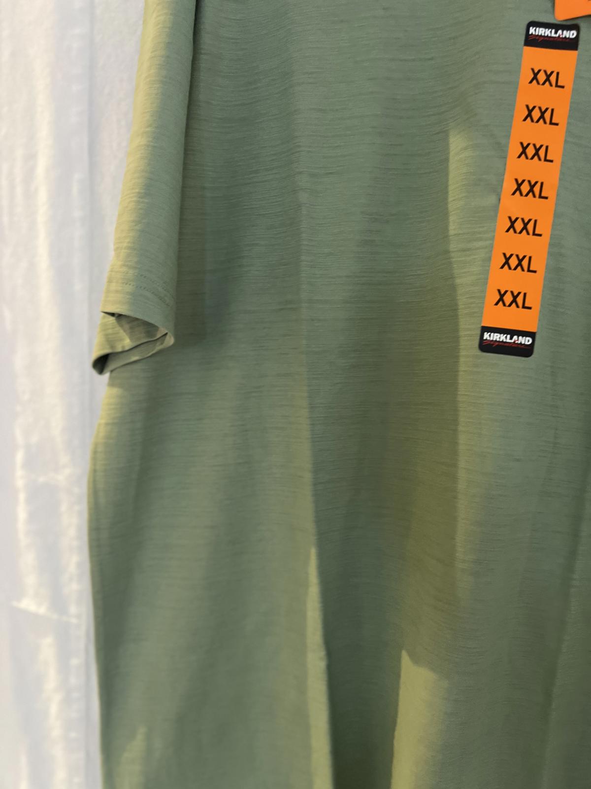 Kirkland men’s green cotton t-shirt, size XXL