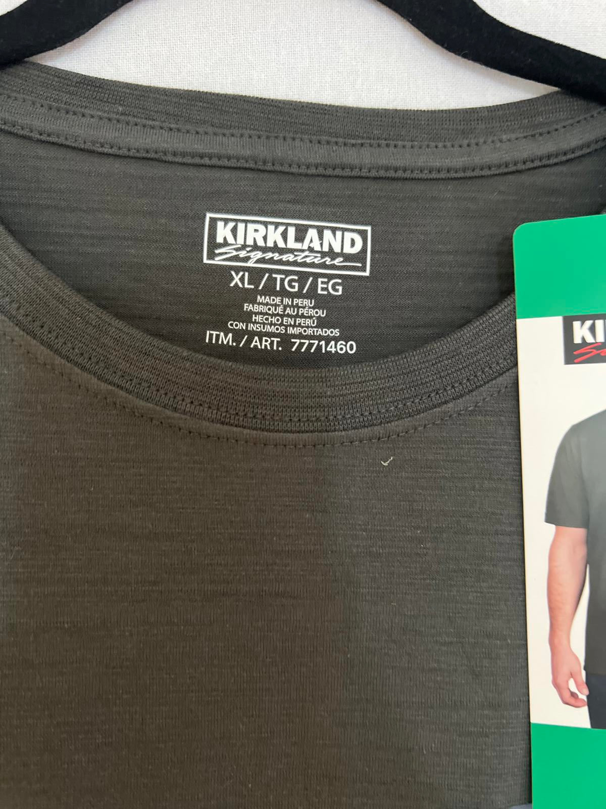 Kirkland men’s charcoal cotton t-shirt, size XL