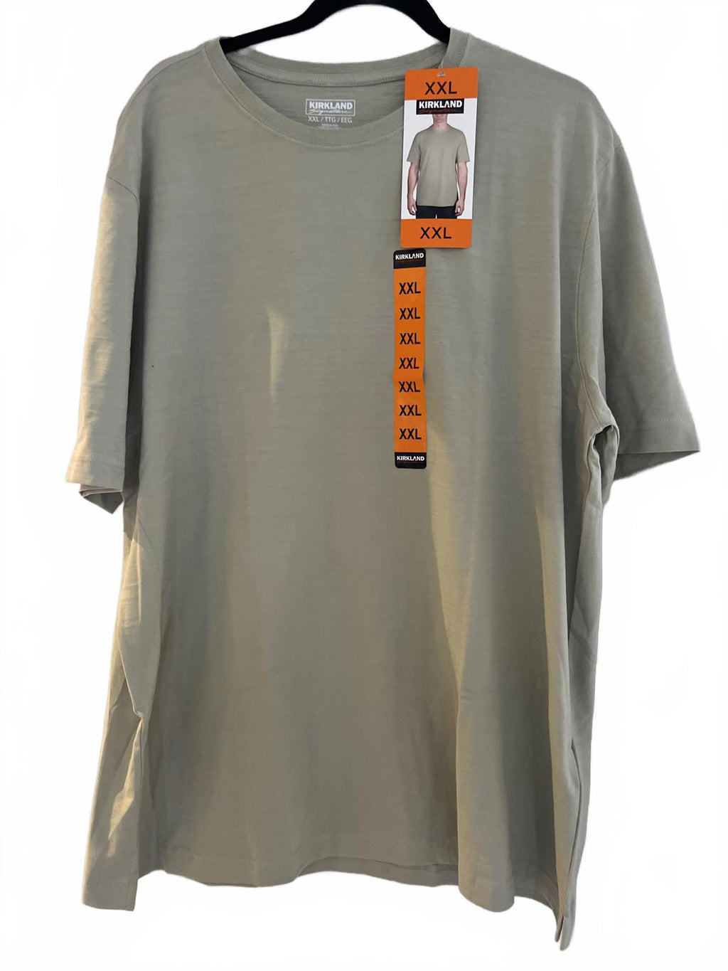 Kirkland men’s grey cotton t-shirt, size XXL