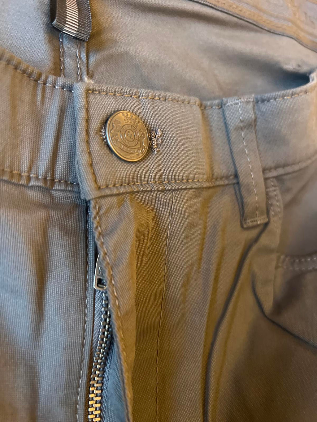 English Laundry grey 5-pocket chinos, size 38” x 34”