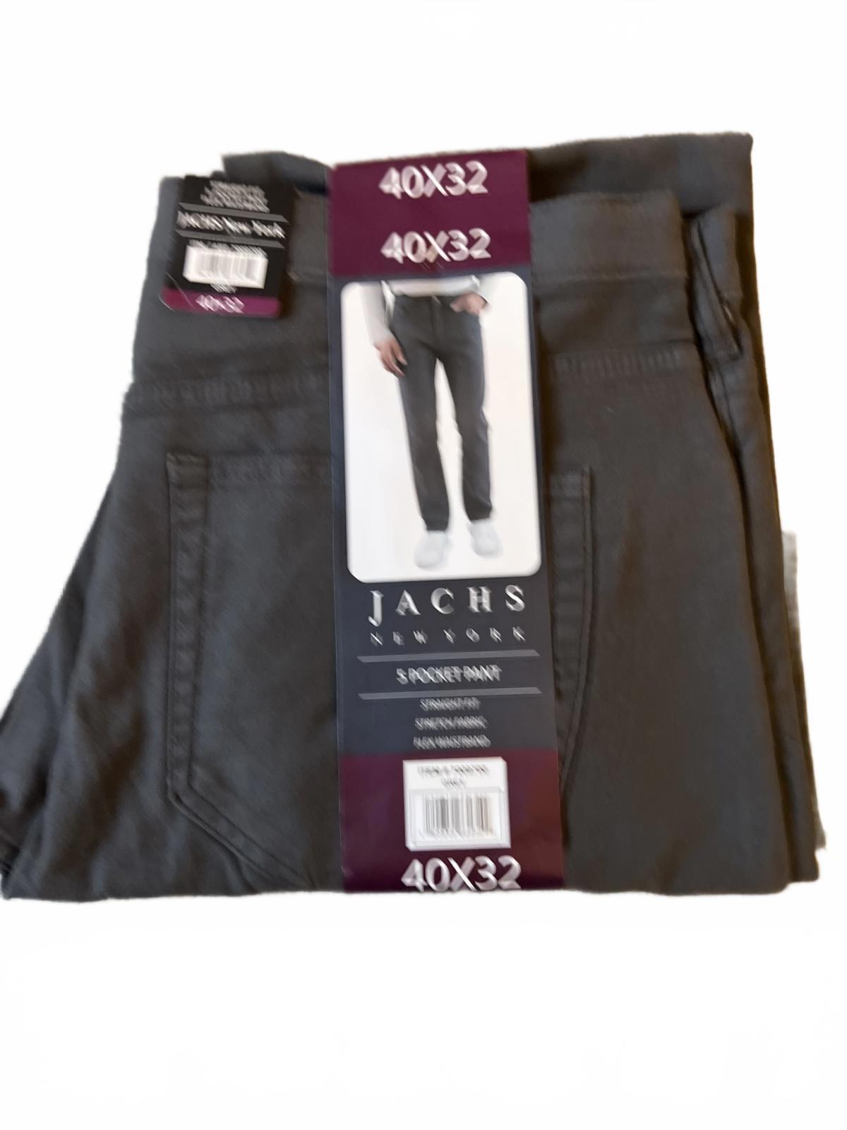 Jachs grey 5-pocket chinos, size 40” x 32”