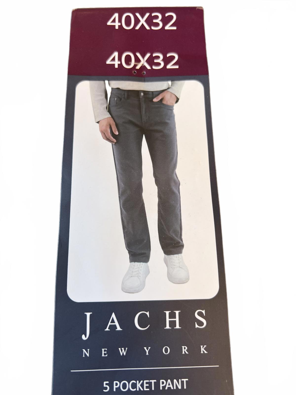Jachs grey 5-pocket chinos, size 40” x 32”