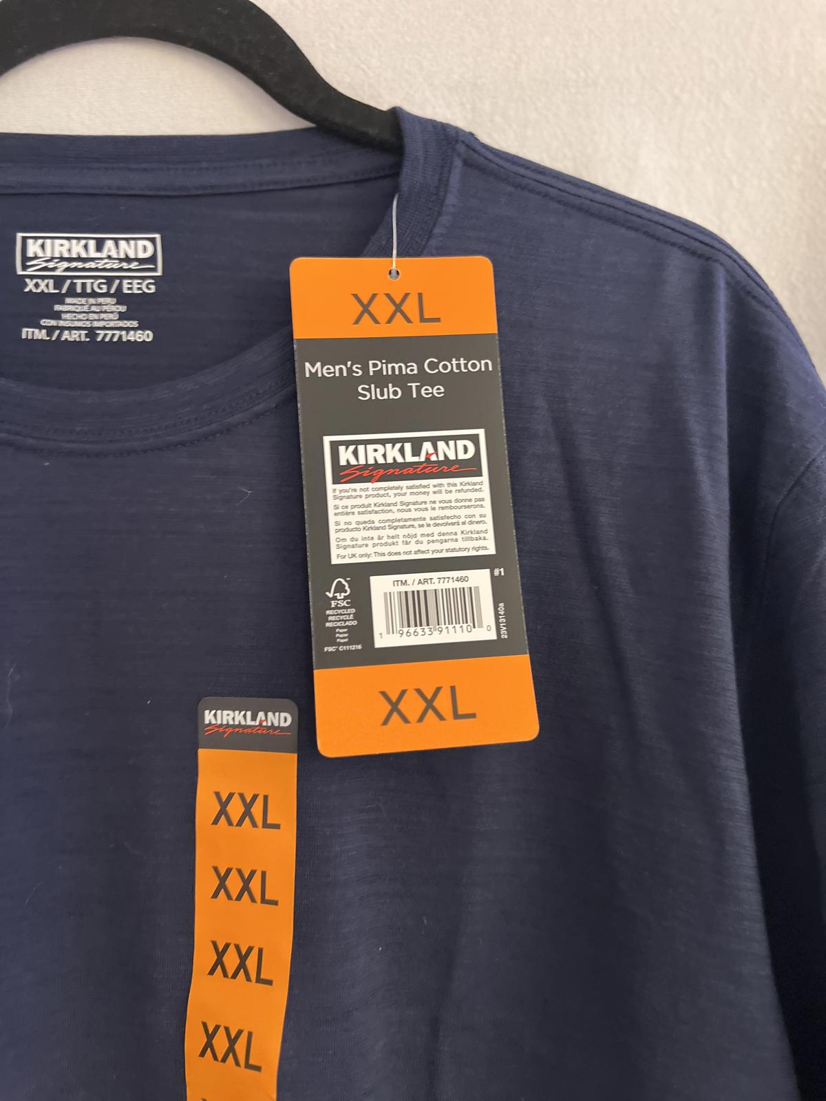 Kirkland navy t-shirt, size XXL