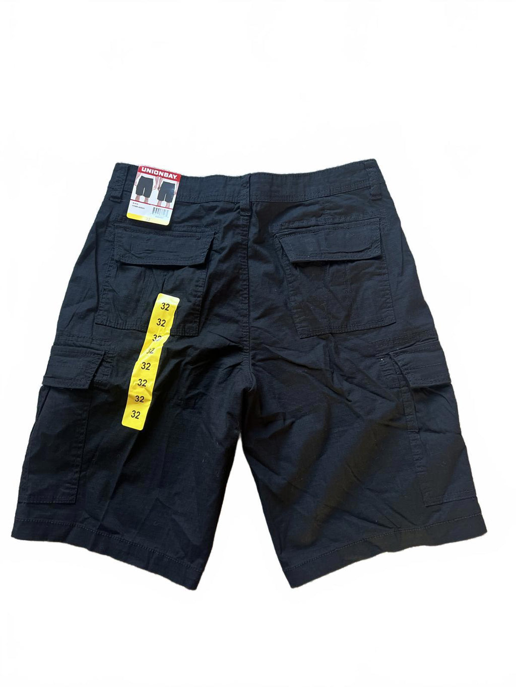 Unionbay black cargo shorts, size 32” waist