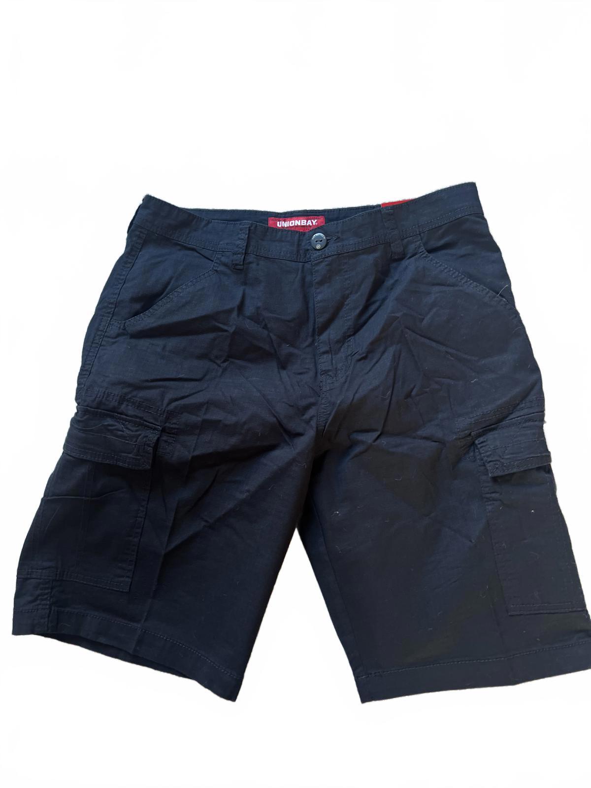 Unionbay black cargo shorts, size 34” waist