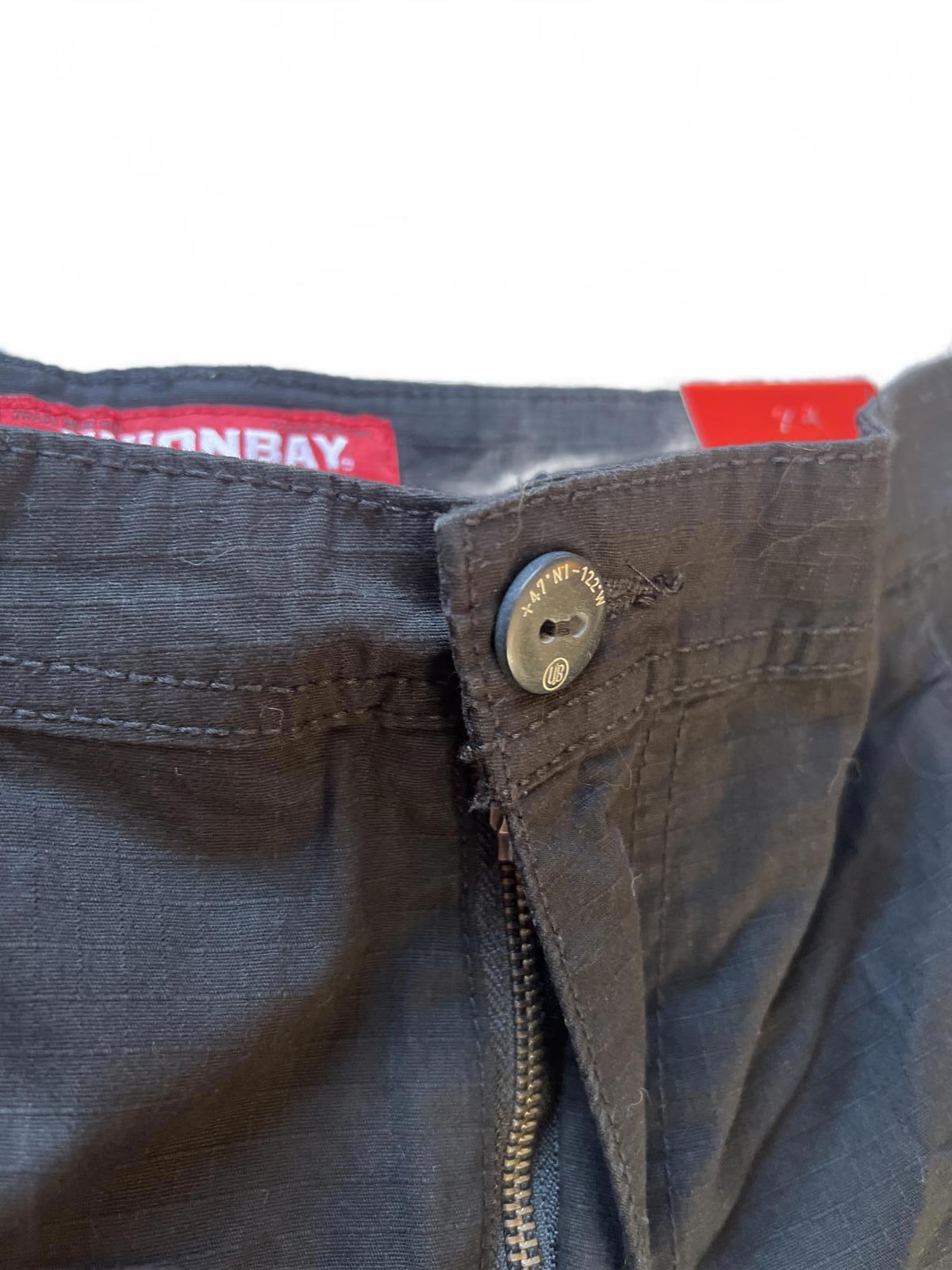 Unionbay black cargo shorts, size 34” waist