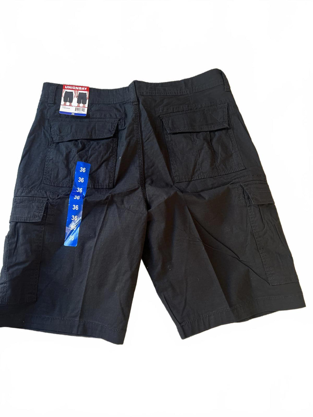 Unionbay black cargo shorts, size 36” waist