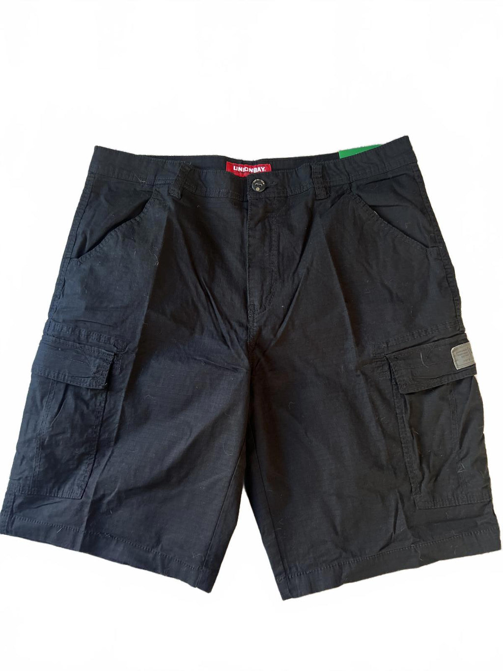 Unionbay black cargo shorts, size 38” waist