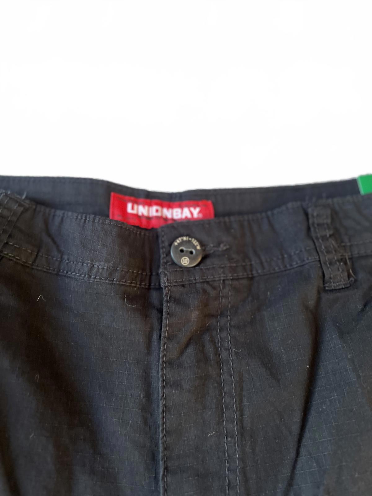 Unionbay black cargo shorts, size 38” waist