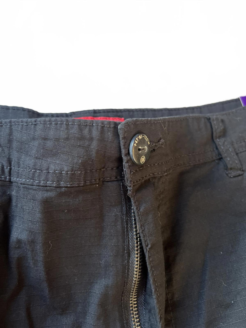 Unionbay black cargo shorts, size 40” waist