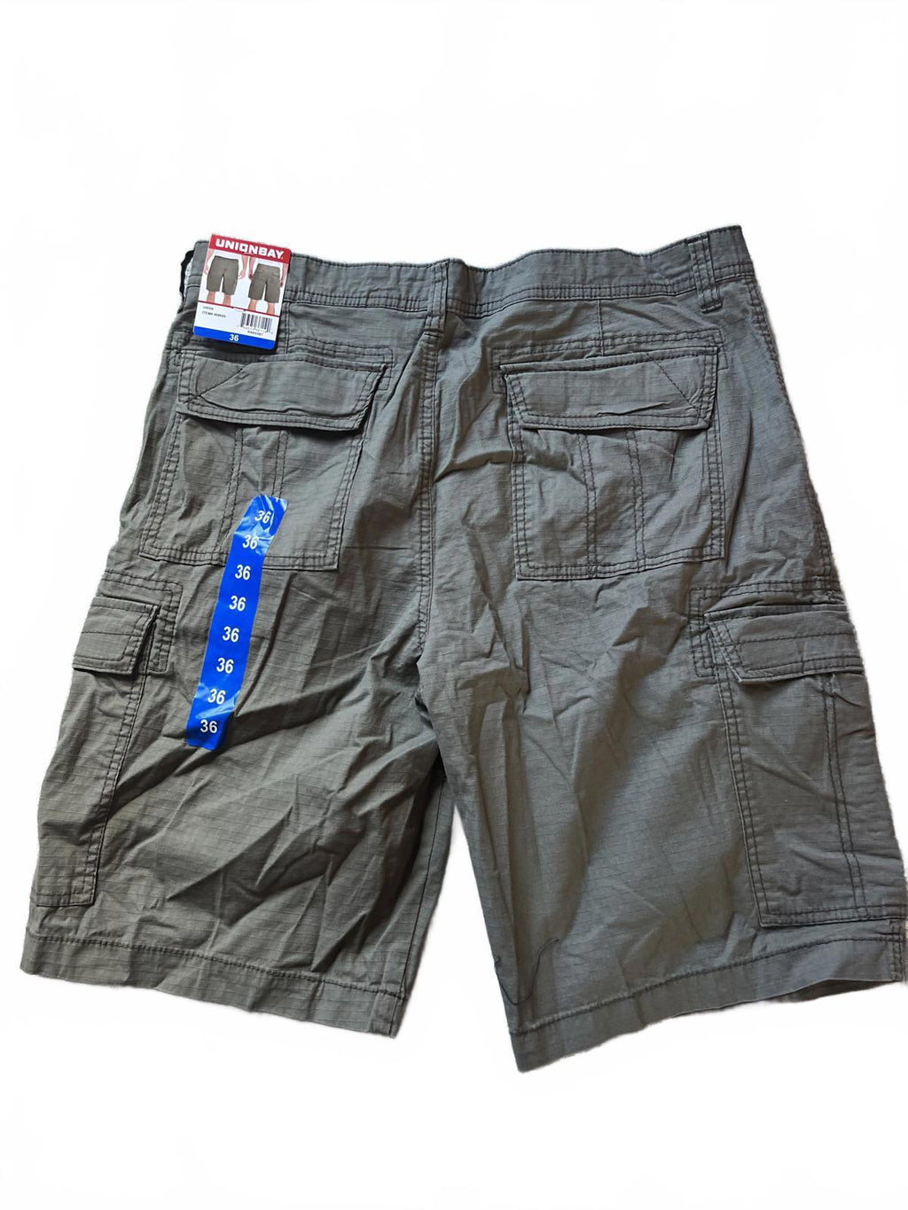 Unionbay Green cargo shorts, size 36” waist