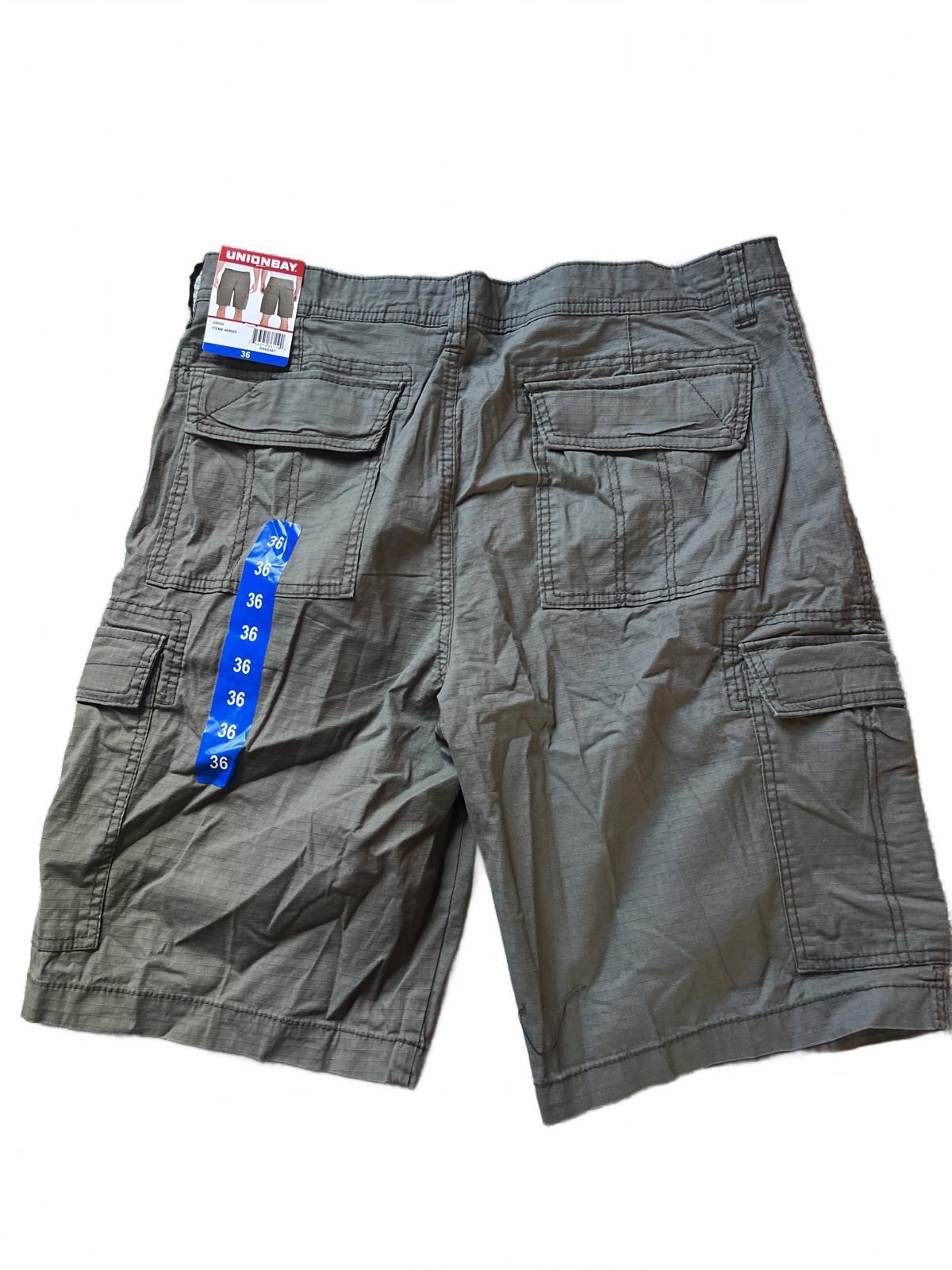 Unionbay Green cargo shorts, size 36” waist