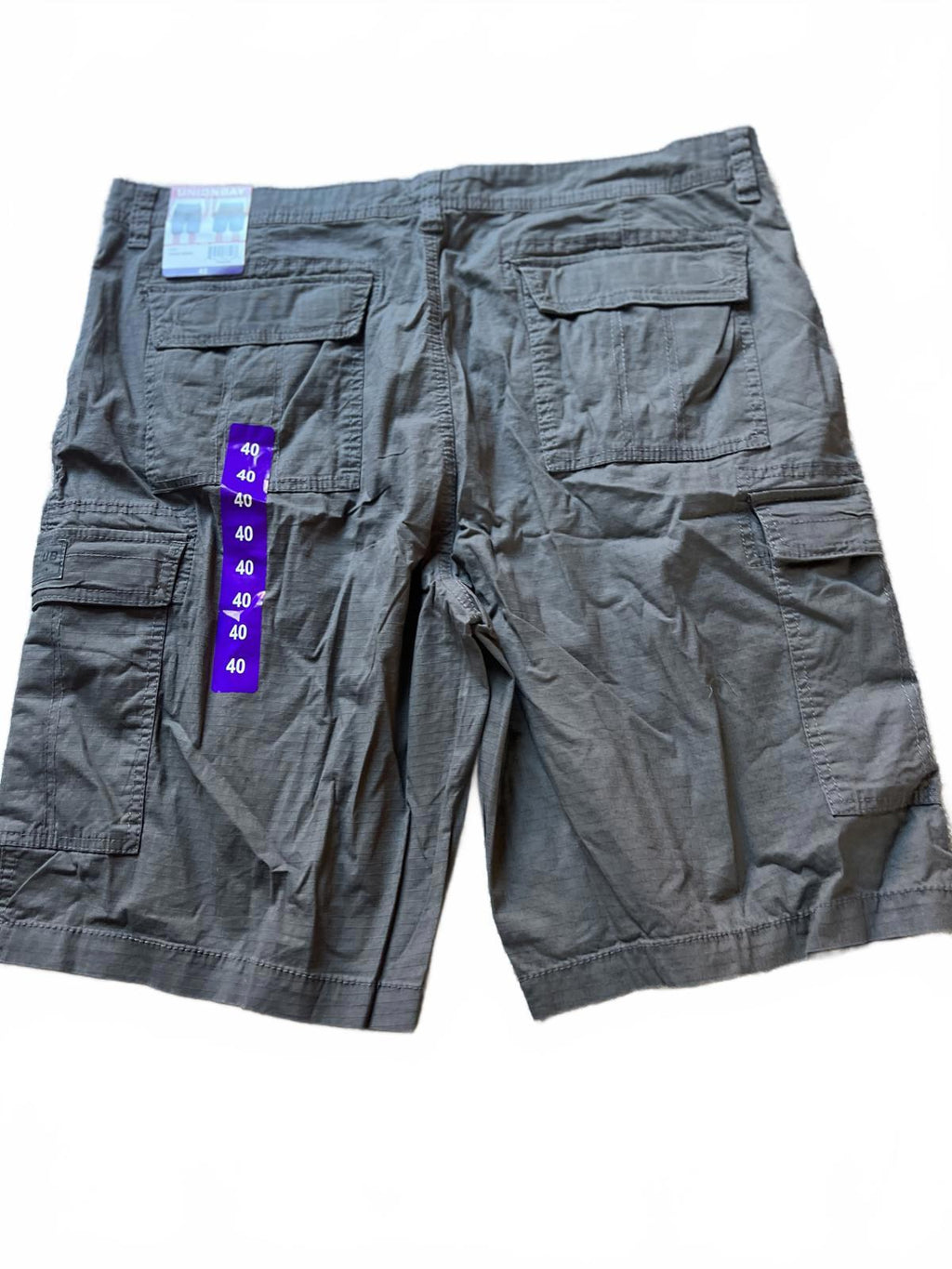 Unionbay grey cargo shorts, size 40” waist