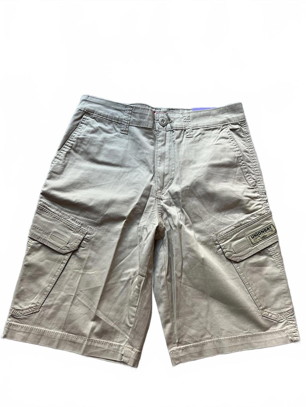 Unionbay tan cargo shorts, size 30” waist