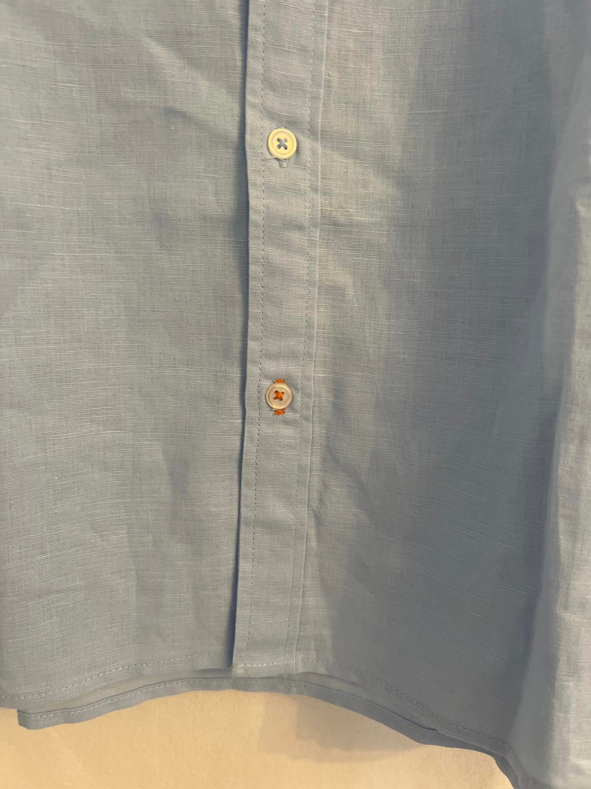 Swims light blue linen cotton shirt, size XXL
