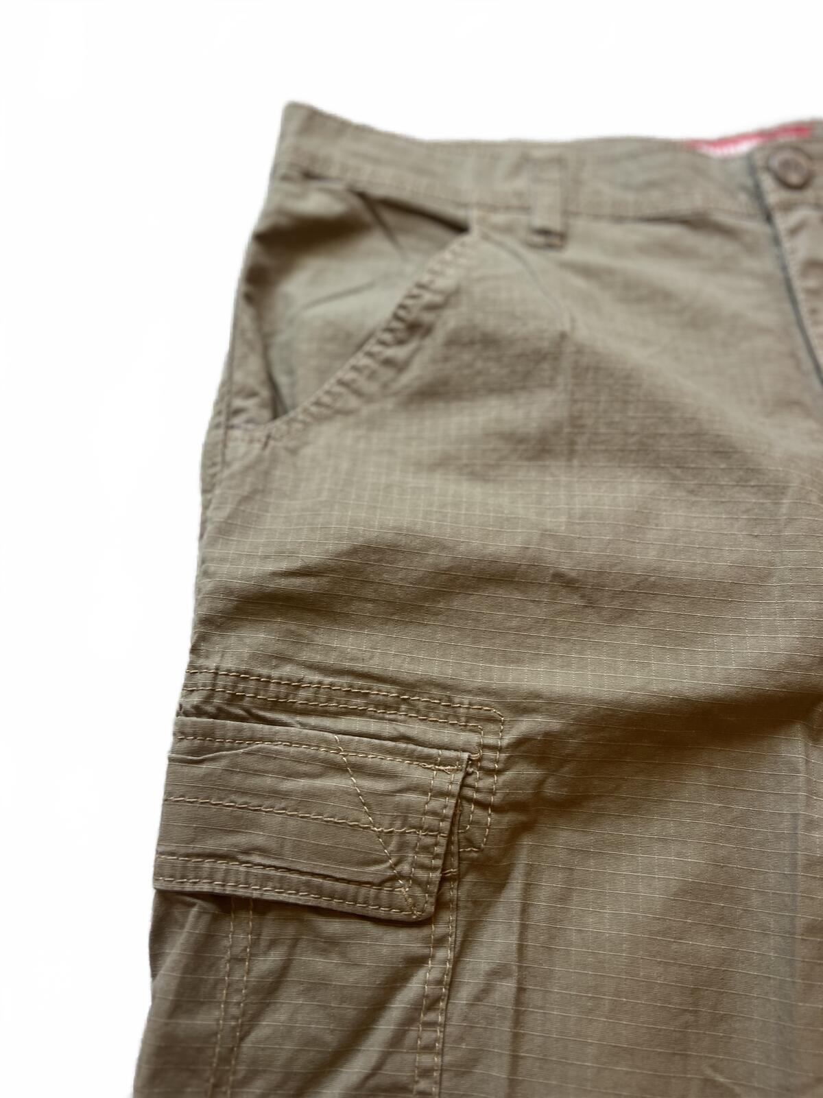 Unionbay tan cargo shorts, size 36” waist