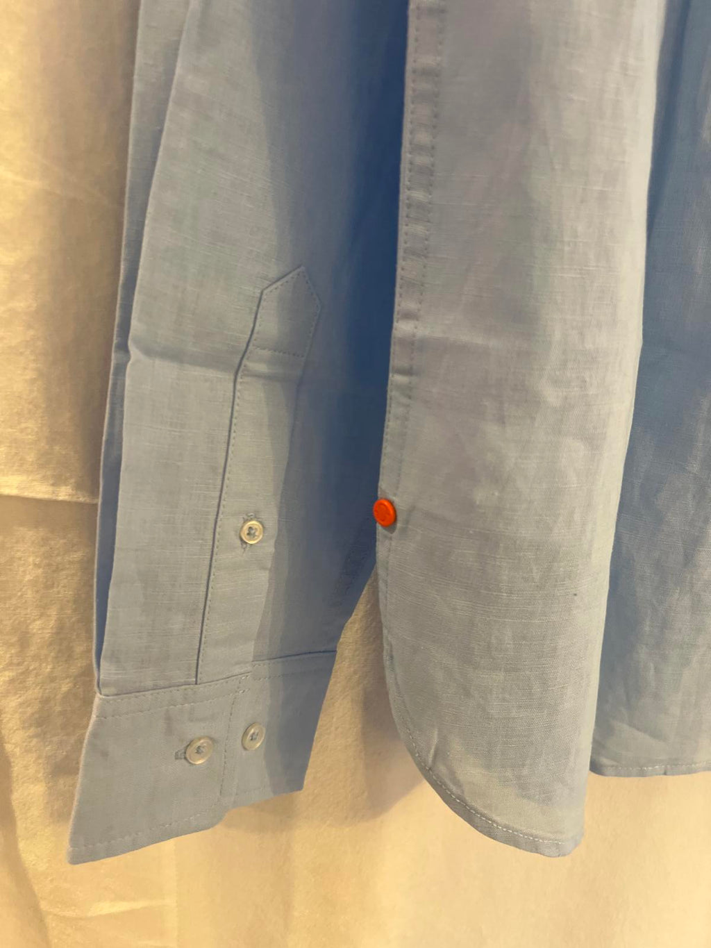 Swims light blue linen cotton shirt, size XL