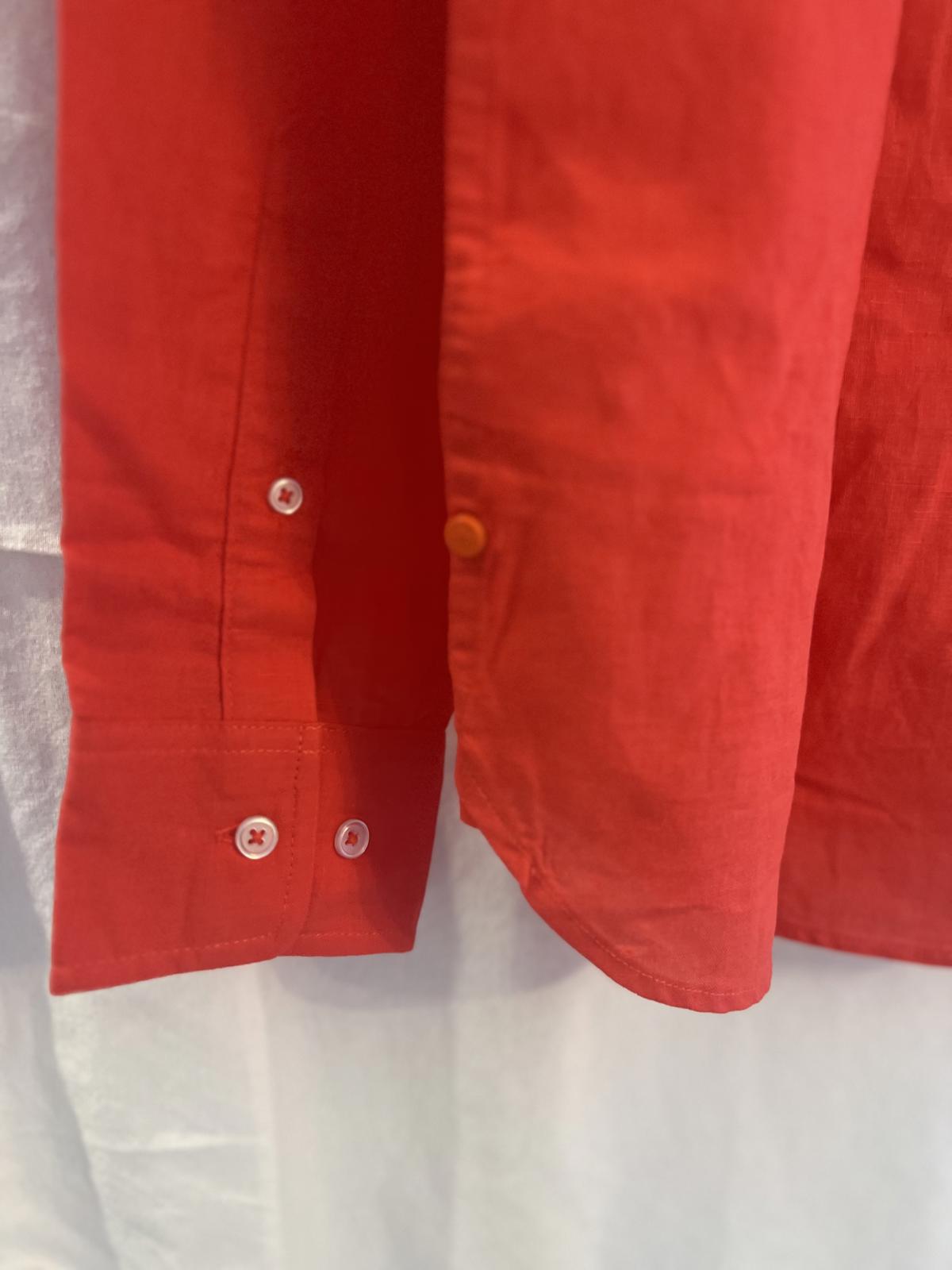 Swims red linen cotton shirt, size large