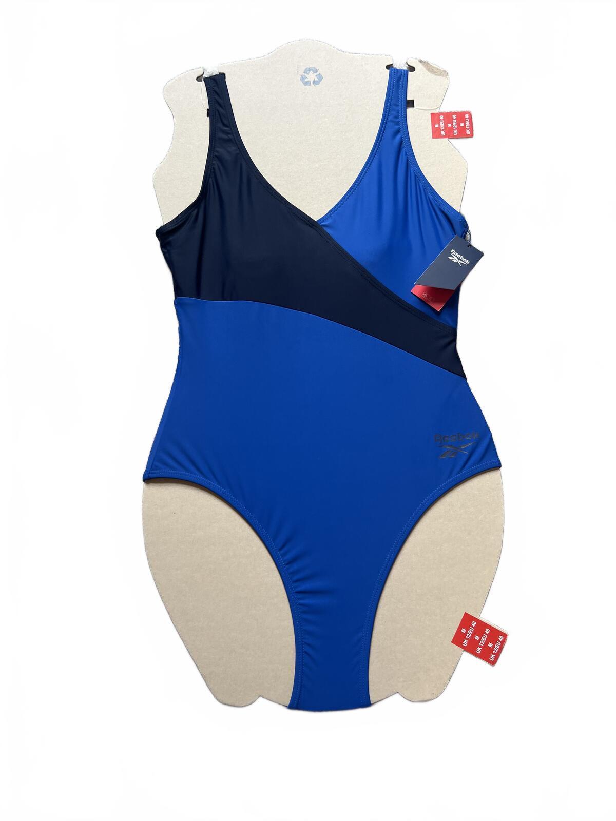 Reebok blue & navy swimsuit, size 12
