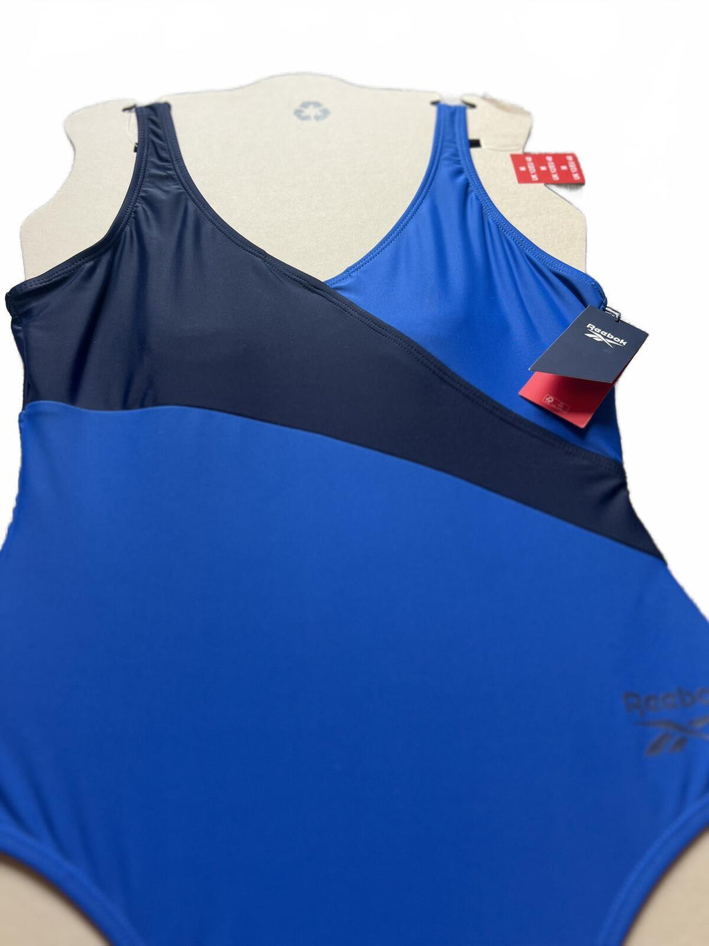 Reebok blue & navy swimsuit, size 12