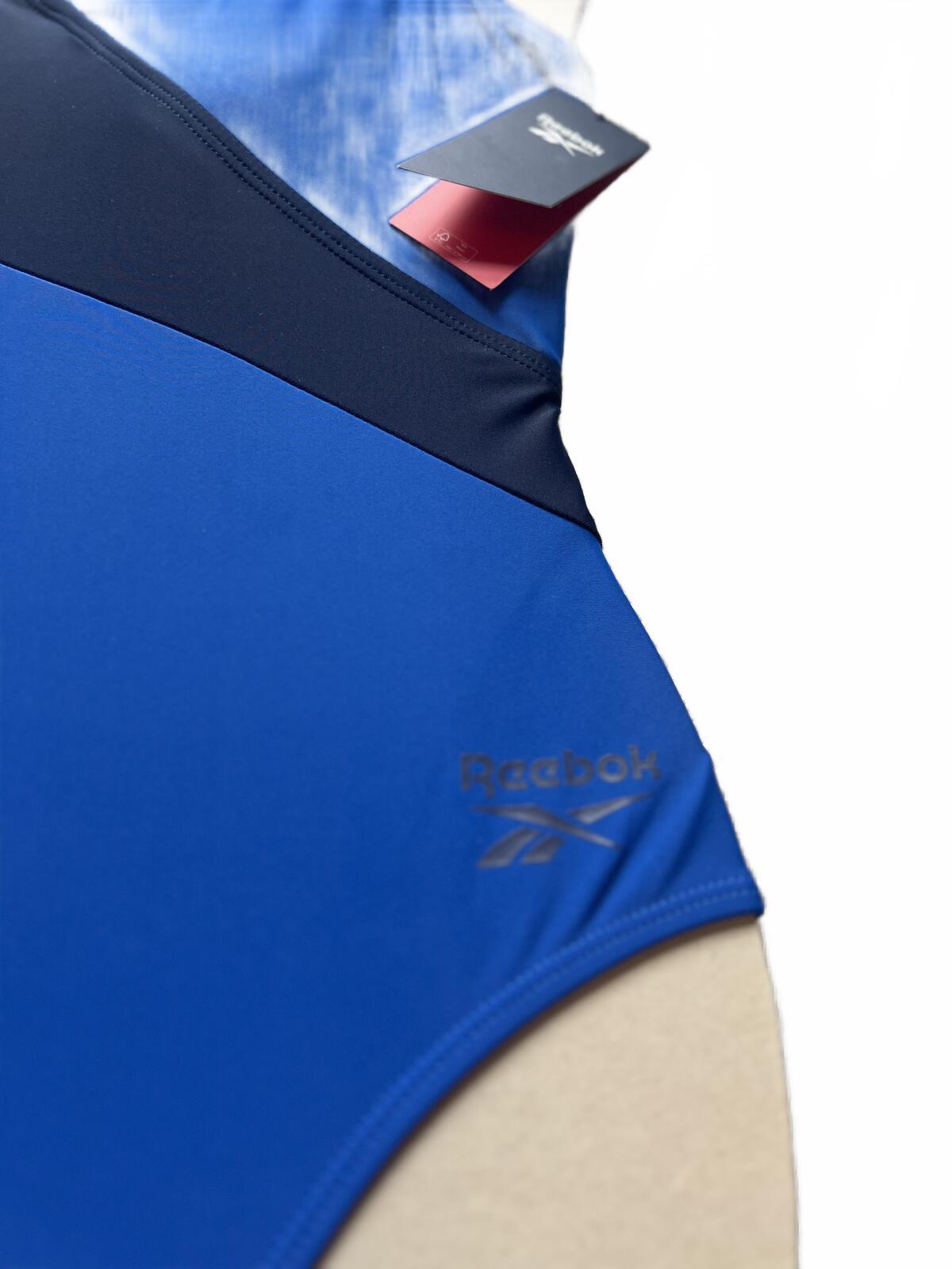 Reebok blue & navy swimsuit, size 12